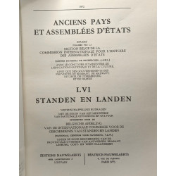 Anciens pays et assemblées d'états - LVI - standen en landen /...