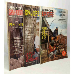 Star-Ciné Bravoure - 3 numéros de février à mars 1966...