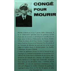Congé Pour Mourir - Les Belges Dans La Guerre Navale