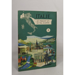 Lot de 4 guide tourisques Italie: n°1 le piémont et le val d'aoste...