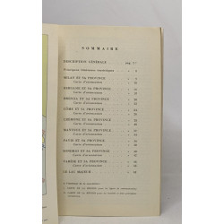 Lot de 4 guide tourisques Italie: n°1 le piémont et le val d'aoste...