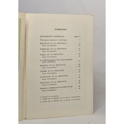 Lot de 4 guide tourisques Italie: n°1 le piémont et le val d'aoste...