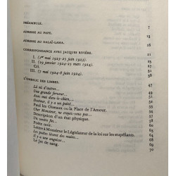 Oeuvres complètes tome 1 livre 1