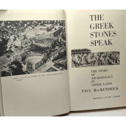 The greek stones speak - the story of arhcaeology in greek lands