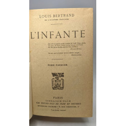 L'infante (2 tomes en un volume). Bibliothèque Plon