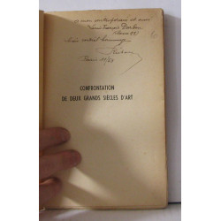 Confrontation de deux grands siècles d'art