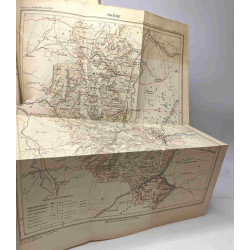 Géographie du département du Rhône avec une carte coloriée et 16...