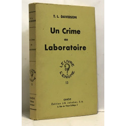 Un crime au laboratoire - traduit par Henri Vaudagne