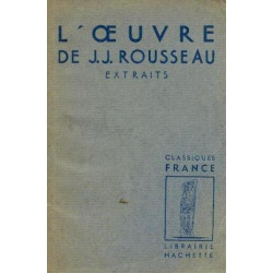 L'oeuvre de J.J. Rousseau