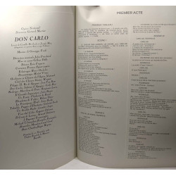 Don Carlo - nationale Opera / Opéra national 13 novembre 1983 -...