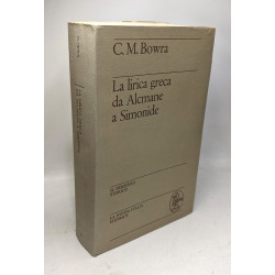 La lirica greca da alcmane a simonide