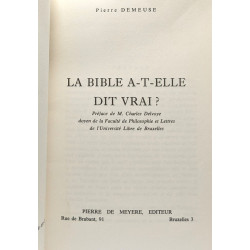 La bible a-t-elle dit vrai