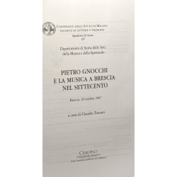 Pietro Gnocchi e la musica a Brescia nel Settecento - Quaderni di...
