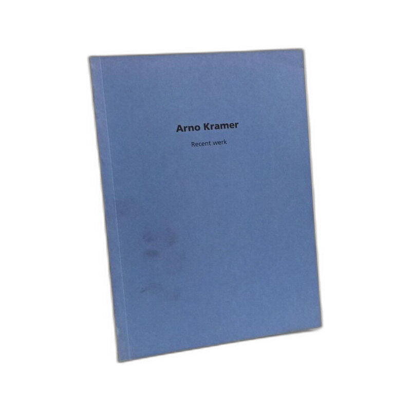 Arno Kramer - Recent Werk --- ingeleid door Jurrie Poot