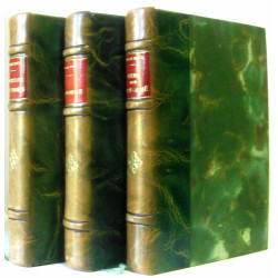 Lot de 3 livres (reliure artisanale): Pavillon de Femmes, Pivoine,...