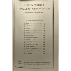 Luxemburger diözesan-gesangbuch für 4 stimmigen gemischten Chor