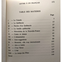 Lettre à un français qui veut émigrer au Québec