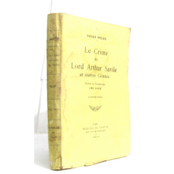 Le crime de lord arthur savile et autres contes