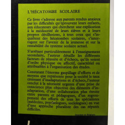 L'hécatombe scolaire - Coll. psychologie et sciences humaines