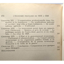 L'économie française entre les deux guerres 1919-1939