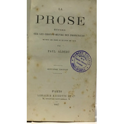 La prose - études sur les chefs d'oeuvres des prosateurs de tous...