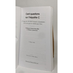 Cent questions sur l'hépatite C. A l'usage des 500 000 français...