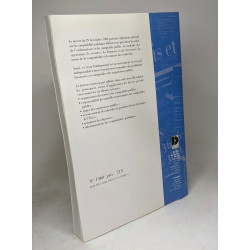 COMPTABILITE PUBLIQUE.: Règlement général organisation du service...