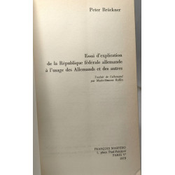 Essai d'explication de la republique fédérale allemande à l'usage...