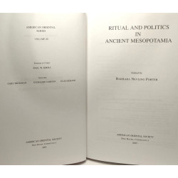 Ritual and Politics in Ancient Mesopotamia - american oriental...