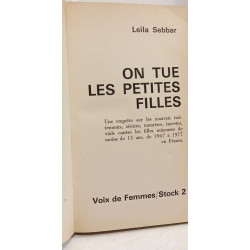 On tue les petites filles - Une enquête sur les mauvais...