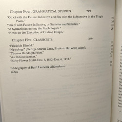 The Selected Classical Papers Of Basil Lanneau Gildersleeve /...