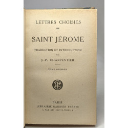 Lettres choisies de Saint Jérôme - traduction et introduction par...