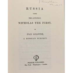 Russia under the autocrat Nicholas the first - (Two volumes in one...
