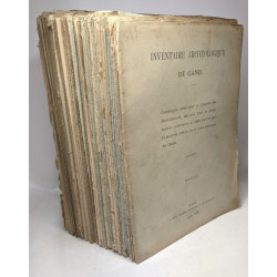 Inventaire archéologique de Gand - Fascicules 1 à 57 édités entre...