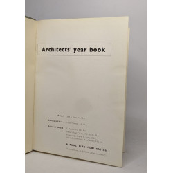 Architects' year book