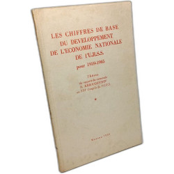 LES CHIFFRES DE BASE DU DEVELOPPEMENT DE L'ECONOMIE NATIONALE DE...