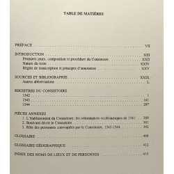 Registres du Consistoire de Genève au temps de Calvin tome 1