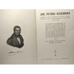Joh. Petrus Hasebroek - bijdrage tot de Kennis van het...
