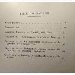 Dantzig Ville Libre. Bastion des Libertés Européennes