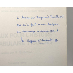 Datations et documents lexicographiques - Magériaux pour...