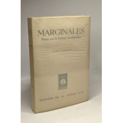 Marginales - notes sur le lyrisme néerlandais