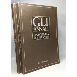 Gli annali - universita per stranieri N°13 - luglio-dicembre 1989...