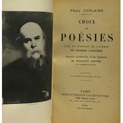 Choix de poésies avec un portrait de l'auteur par Eugène Carrière...