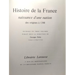 Histoire de la France naissance d'une nation des origines à 1348 -...