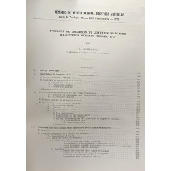 L'organe de Jacobson du Lémurien Malgache Microcebus Murinus...