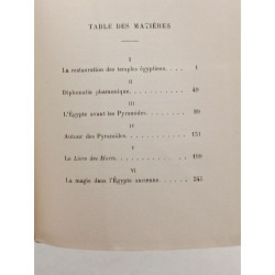 Au temps des pharaons