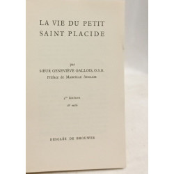 La Vie du petit saint Placide