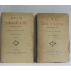 Ruelles salons et cabarets histoire anecdotique de la littérature...