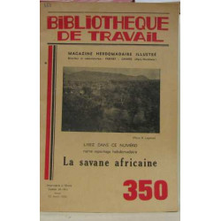 Bibliothèque de travail- la savane africaine n°350