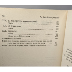 La révolution francaise édition universitaire - avec bibliographie...